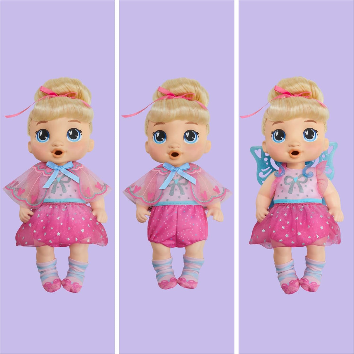 Baby Alive Fairy Fashions Harper Hugs Muñeca con Ropa y Accesorios