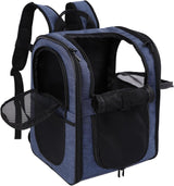 Mochila para llevar gatos con respaldo acolchado de viajes