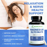 Magnesio Glycinato 500mg Cápsulas - Alta Absorción 120ct