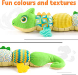 Juguete musical dinosaurio LIGHTDESIRE, suave, con texturas, 0-12 meses