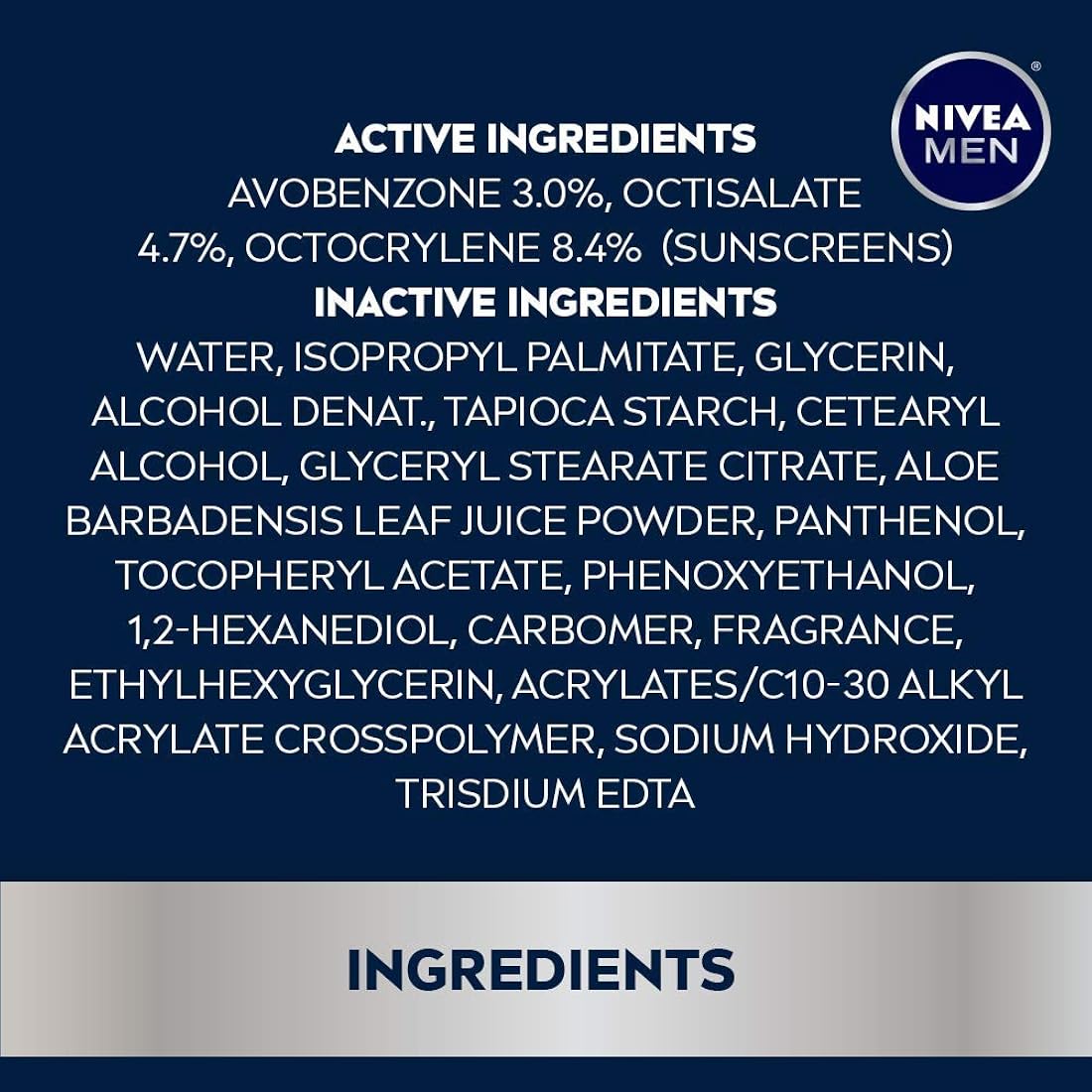 Loción facial de máxima hidratación NIVEA para hombres
