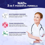 Suplemento NAD+ - Nicotinamida Ribosida, Resveratrol, NR