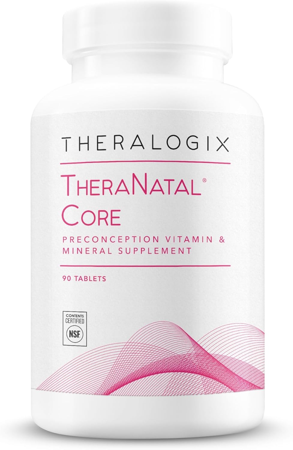 Suplemento prenatal Theralogix TheraNatal Core 90 días NSF