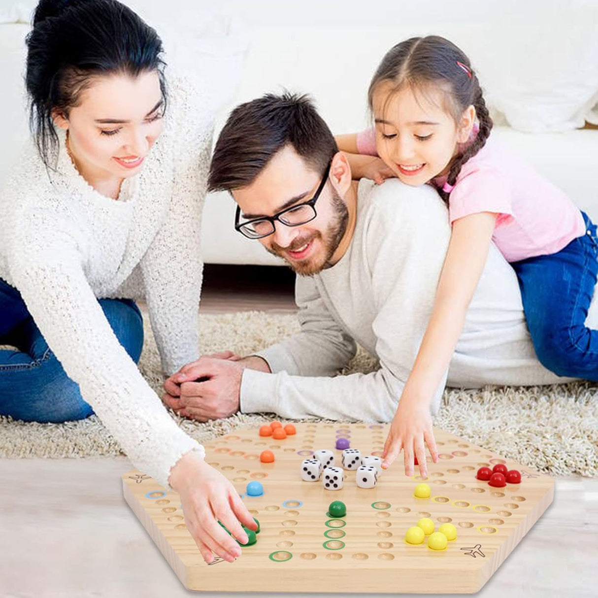 Juego de Mesa Aggravation de Madera Wahoo, 4-6 Jugadores