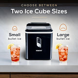 Máquina de Hielo Igloo, 26 lbs en 24h, Auto-limpieza, Countertop