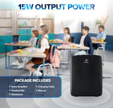 Amplificador de voz portátil con micrófono y altavoz Bluetooth