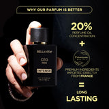 Perfume para hombre CEO MAN Intense: Vegano y sin crueldad