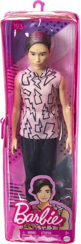Muñeca Barbie Ken Fashionistas #193, Slender, Pelo Rizado