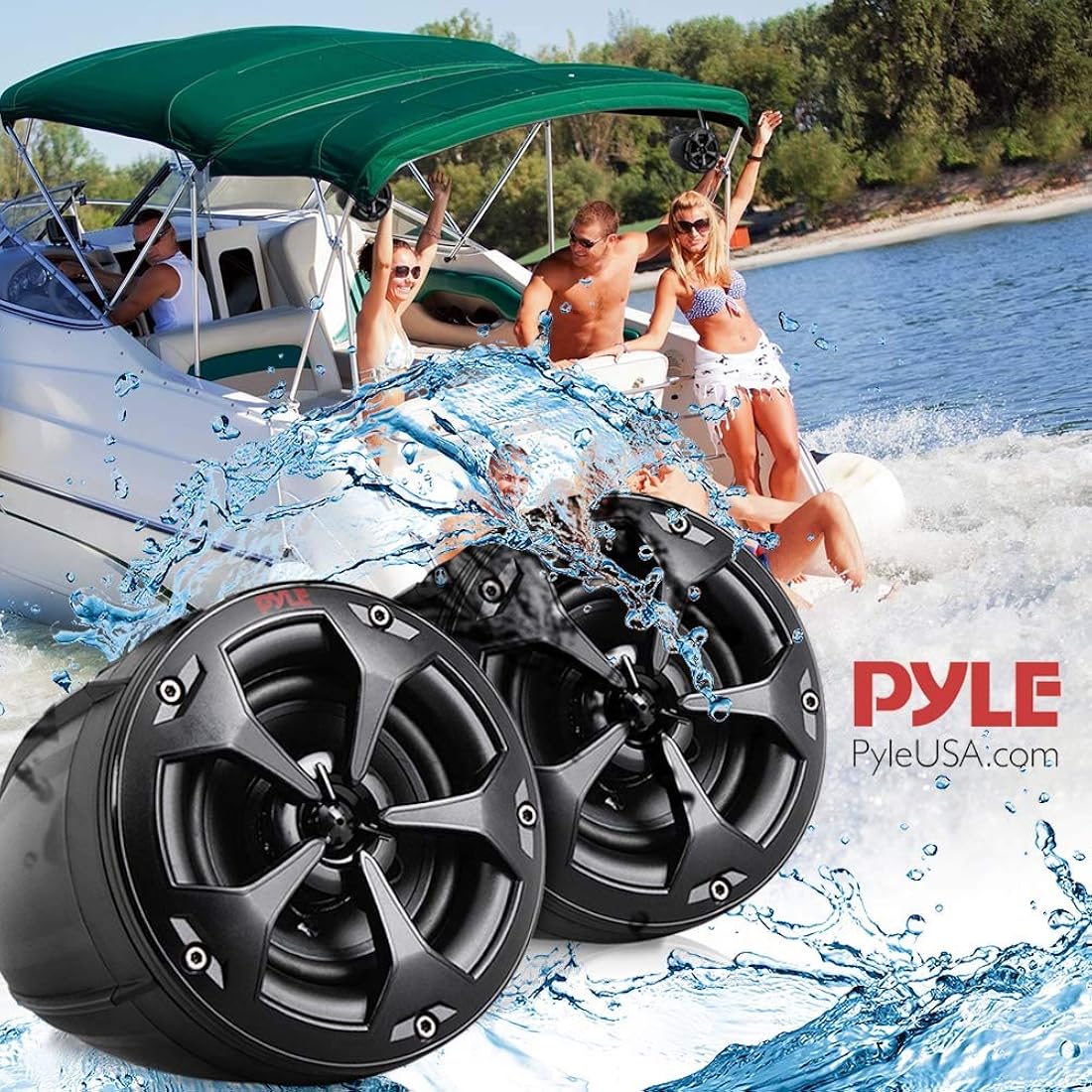 Parlantes todoterreno impermeables PYLE PLUTV42CH.5