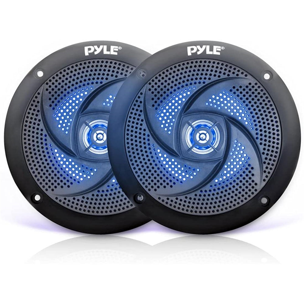 Parlantes de sonido estéreo negro PYLE PLMRS53BL