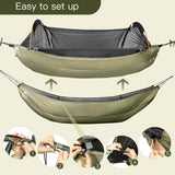 Hamaca de Noche Cat, Saco de Dormir Aislante, 4 Estaciones, 8x3.6ft