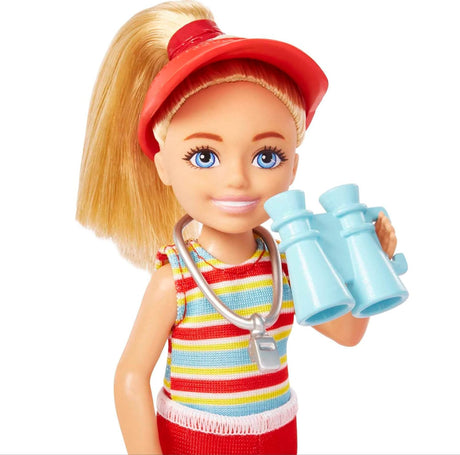 Barbie Set de Juego Chelsea Salvavidas Pequeña Muñeca con Accesorios