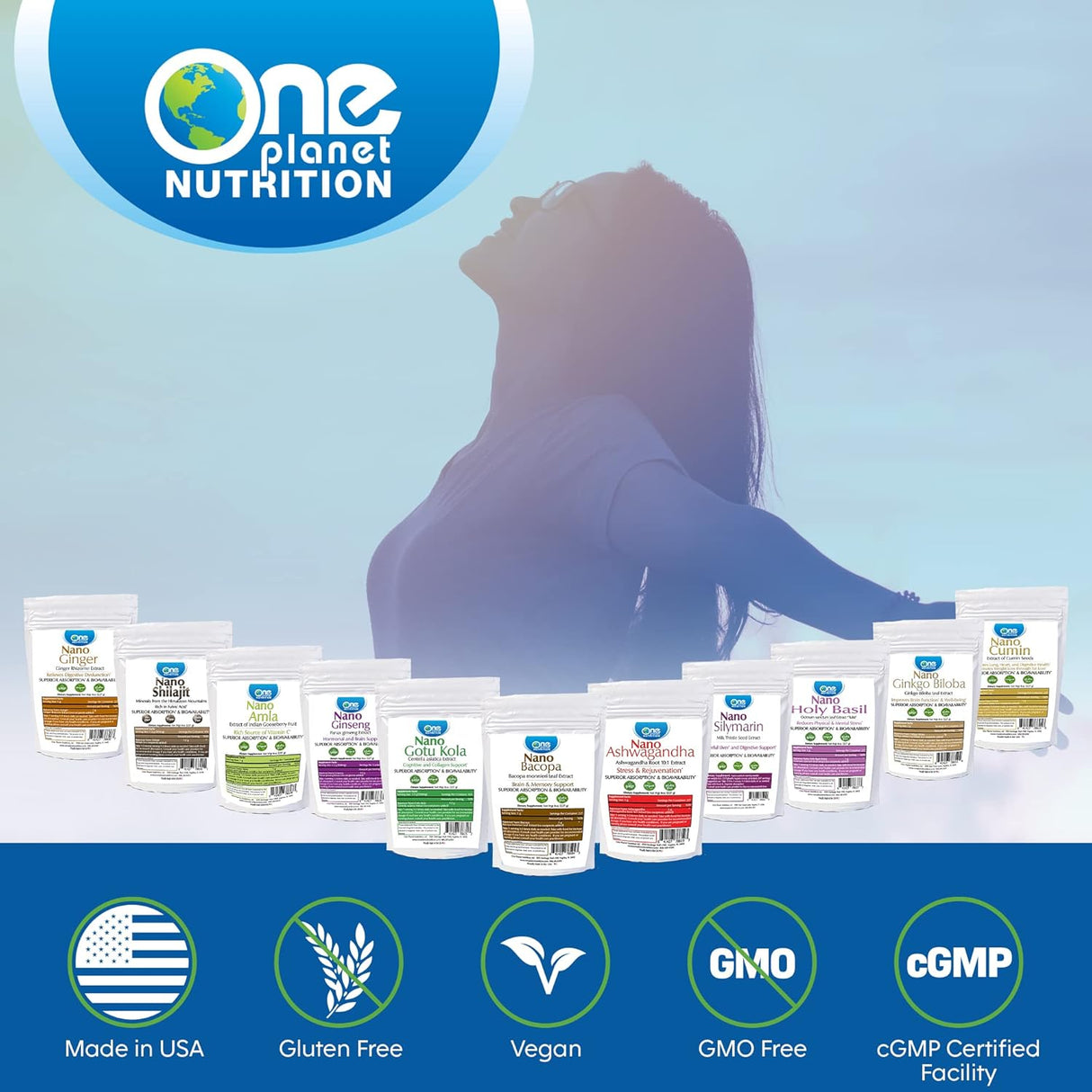 Suplemento One Planet Nutrition Nano Holy Basil (Tulsi) 227G