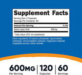 Suplementos Alimenticios Ácido alfa lipoico