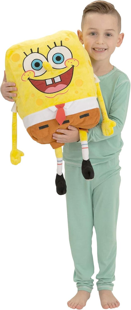 Spongebob Kids Bedding Plush Cuddle Pillow Buddy, One Size