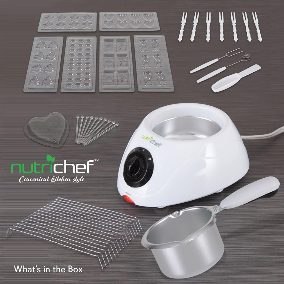 Fondué de calentamiento de chocolate NUTRICHEF PKFNMK14