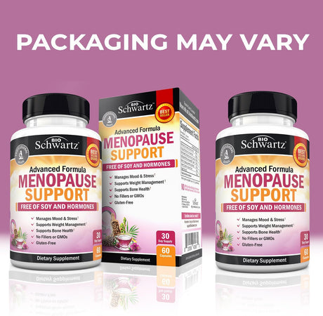 Suplemento Herbal para Menopausia - 60 Cápsulas Veganas