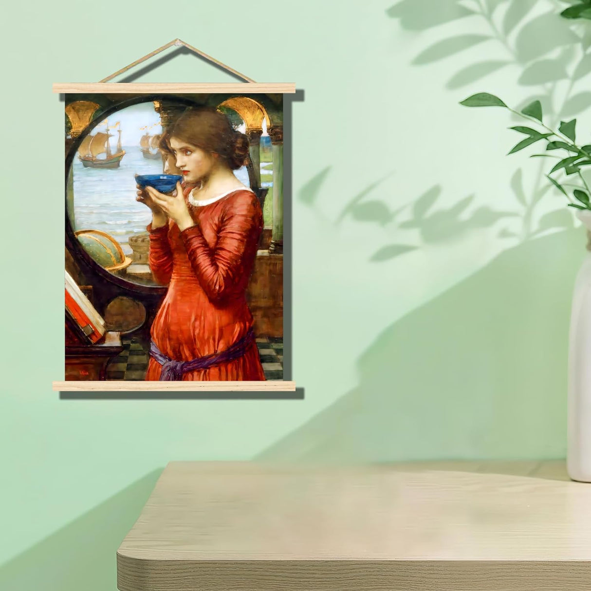 Póster colgante de figuras femeninas para sala de estar o baño