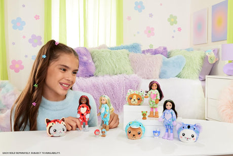 Barbie Cutie Chelsea Muñeca y Accesorios + 6 Sorpresas