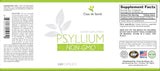 Suplemento de fibra Psyllium Caps, Non GMO, Bajo en FODMAP