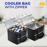 Organizador de Maletero Premium con Enfriador y Bolsas Reutilizables