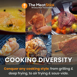 Termómetro de carne MeatStick Chef, 4 sensores, inalámbrico