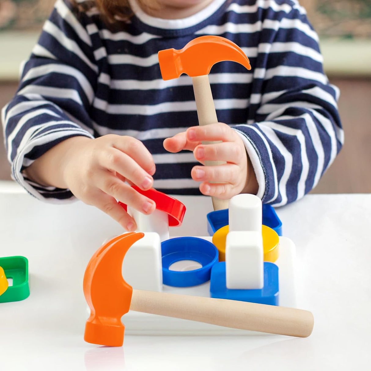 Juguete Martillo de Madera Fowecelt, Herramientas Educativas