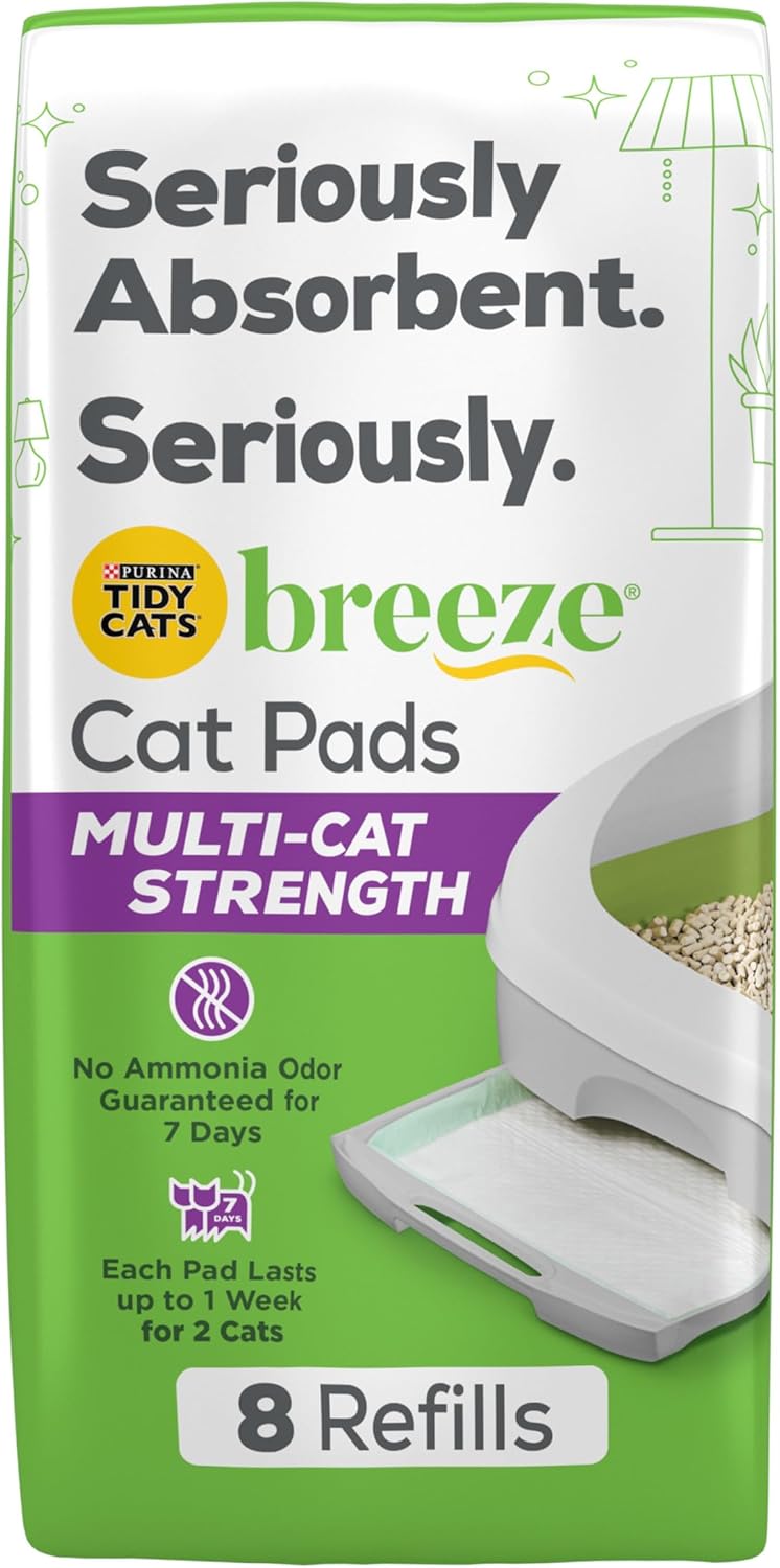 Pañales de Reemplazo Tidy Cats Breeze para Gatos Múltiples 8 ct.