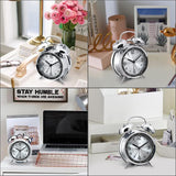 Reloj Despertador Fuerte para Dormilones, Campanas Dobles
