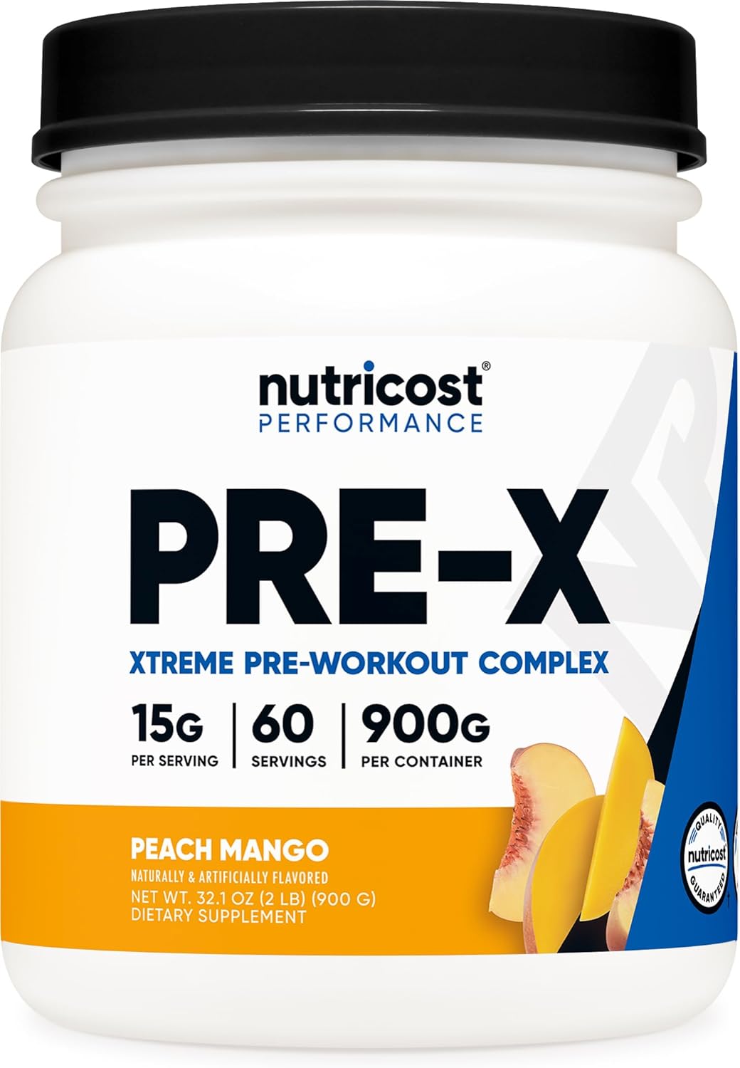 Complejo Pre-Entrenamiento Vegetariano Sabor Melocotón Mango