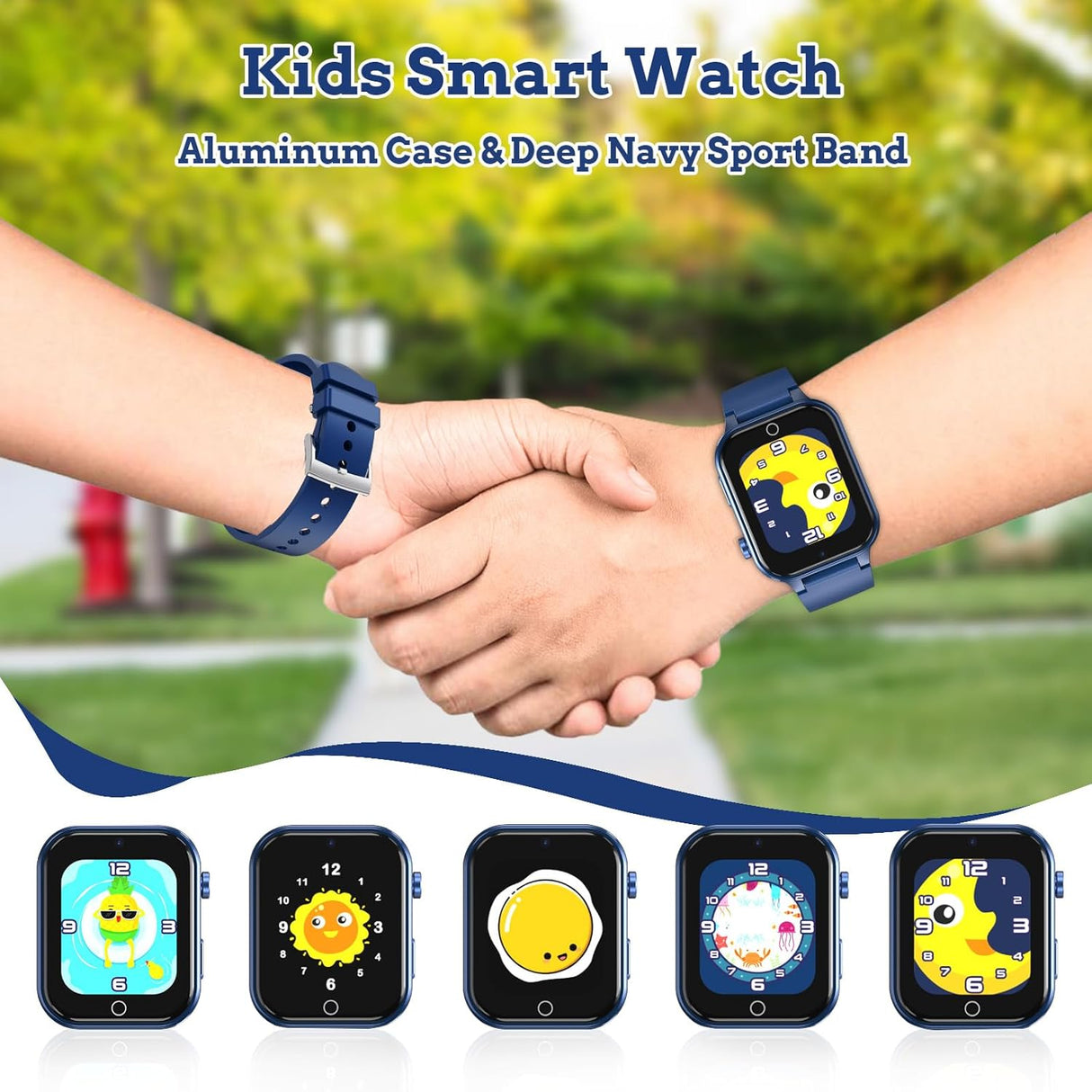 Reloj inteligente Goodatech para niños 4-12 años, 26 juegos, HD