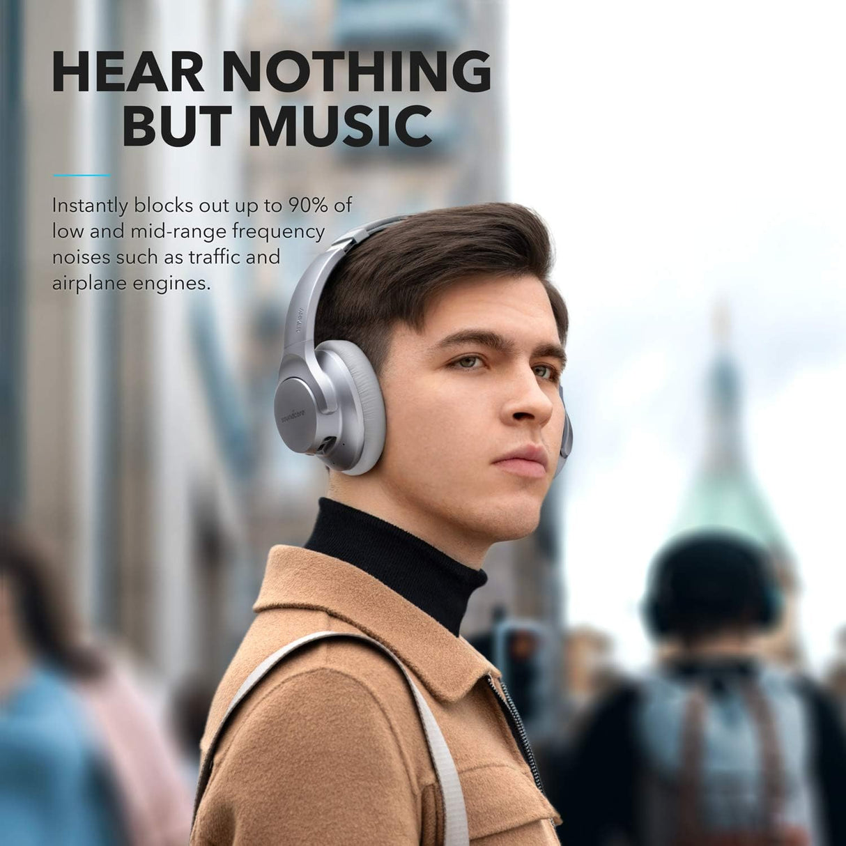 Auriculares Anker Soundcore Q20, ANC, 60H, Hi-Res, Bluetooth