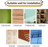 Sticker de Pared Lotus Flower, CREATCABIN, 3D Acrílico, 13.7x9.8