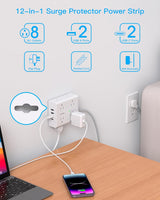 Cable protector de sobretensiones de 15 ft