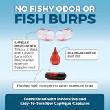 Suplemento aceite de krill del antártico  100 puro 60 cáp