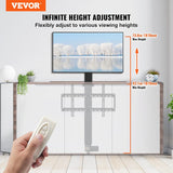 Soporte Elevador de TV VEVOR, Altura Ajustable, Control Remoto