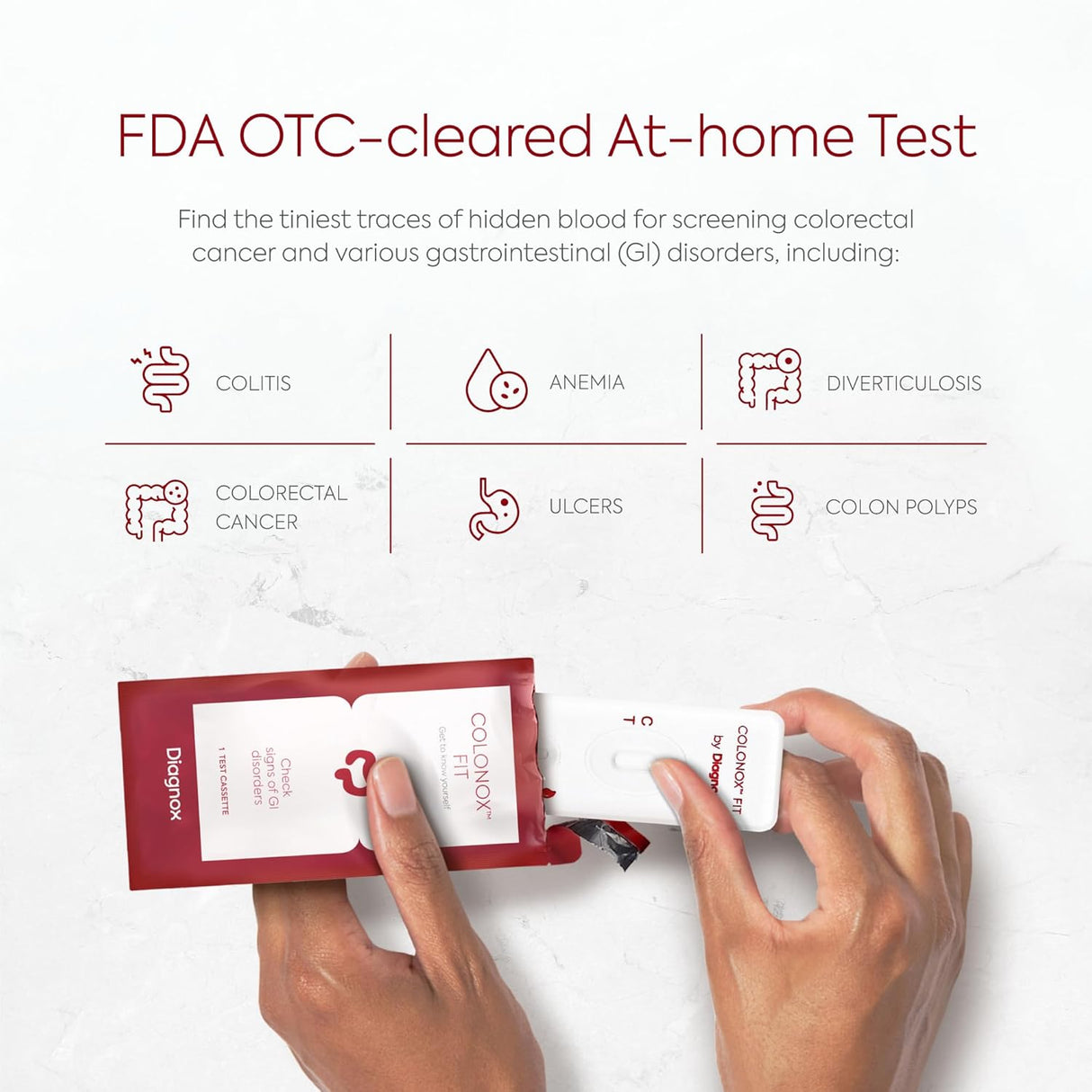 Prueba de Colon COLONOX - Test de Sangre Oculta en Heces