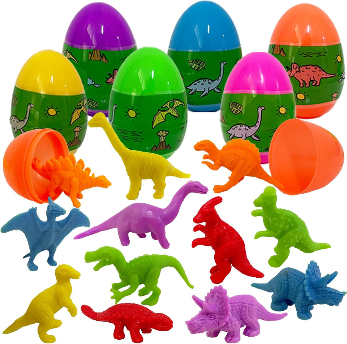 Set de Juguetes de Dinosaurios, Incluye Pistola de Burbujas y Figuras