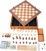Juego de Mesa 7 en 1 GSE - Ajedrez, Damas, Dominó, Cribbage