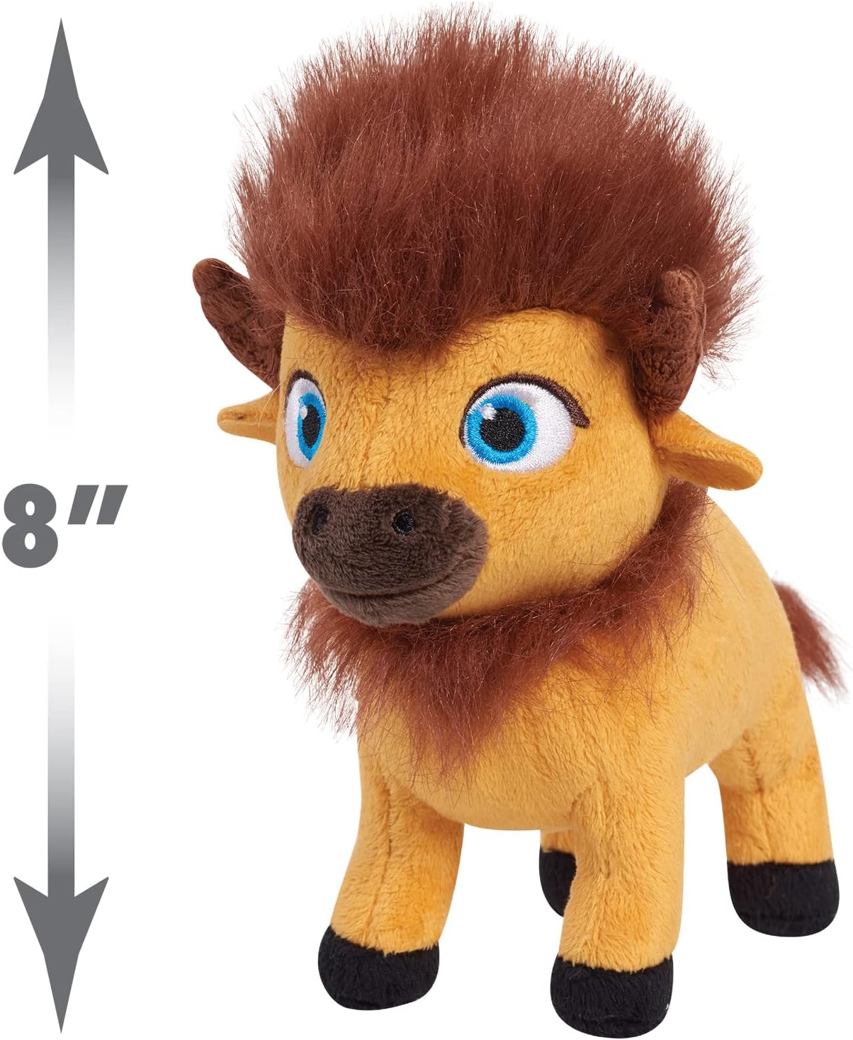 Plush Coleccionable Ridley Jones, Just Play, Bison, 8 Pulgadas