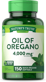Cápsulas de Orégano 4000 mg  Sin OGM & Sin Gluten