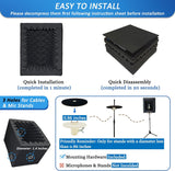 Cabina Vocal Portátil TroyStudio, Aislante Acústico Grande