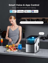 Máquina de Hielo GoveeLife, 26lbs/24Hrs, Control por Voz