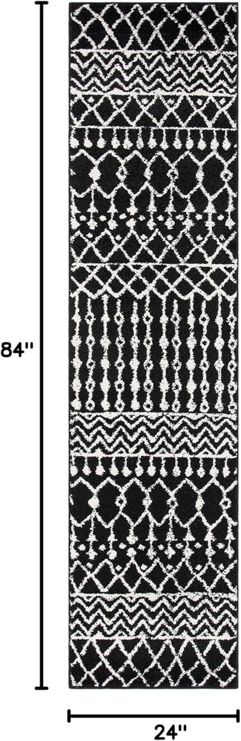 Alfombra Runner Tulum, Diseño Boho, Fácil Cuidado, TUL270Z