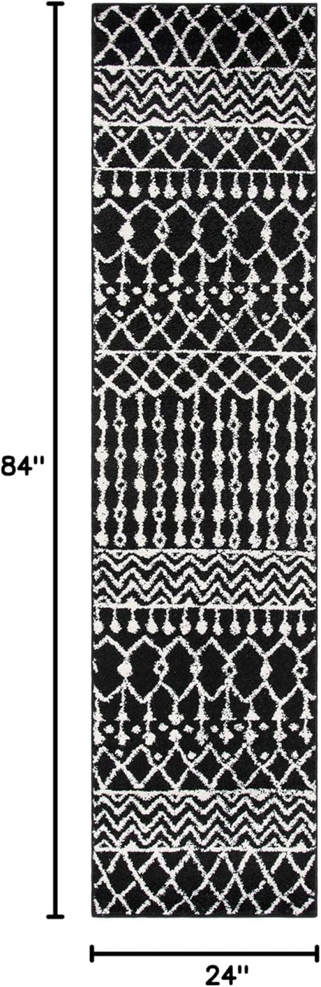Alfombra Runner Tulum, Diseño Boho, Fácil Cuidado, TUL270Z