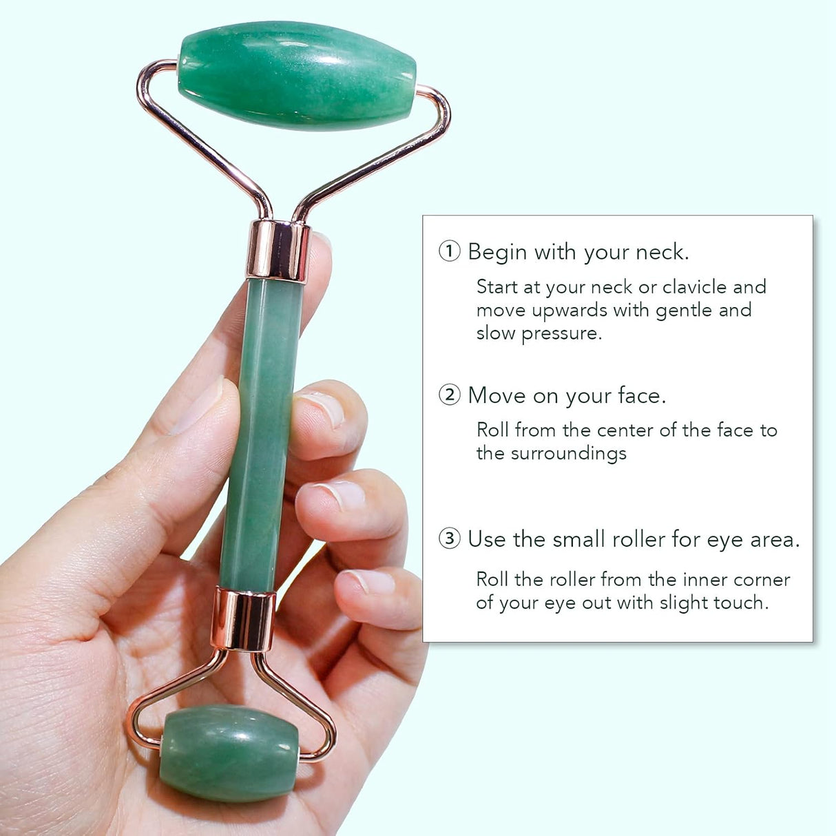 BAIMEI Herramienta de masaje con rodillo facial