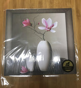 Stickers 3D Jarrón Orquídea, Decoración Pared, Modelo VASE ORCHID