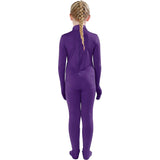 Disfraces de enterizo de cuerpo completo morado talla XL