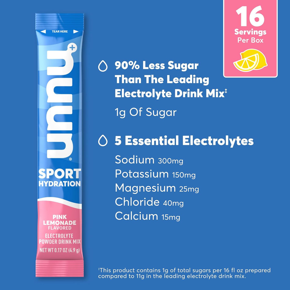 Suplemento Nuun Paquetes deportivos de electrolitos en polvo