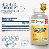 Solaray Magnesio Glycinato, Mejorado, Con BioPerine, 68 VegCaps